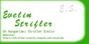 evelin strifler business card
